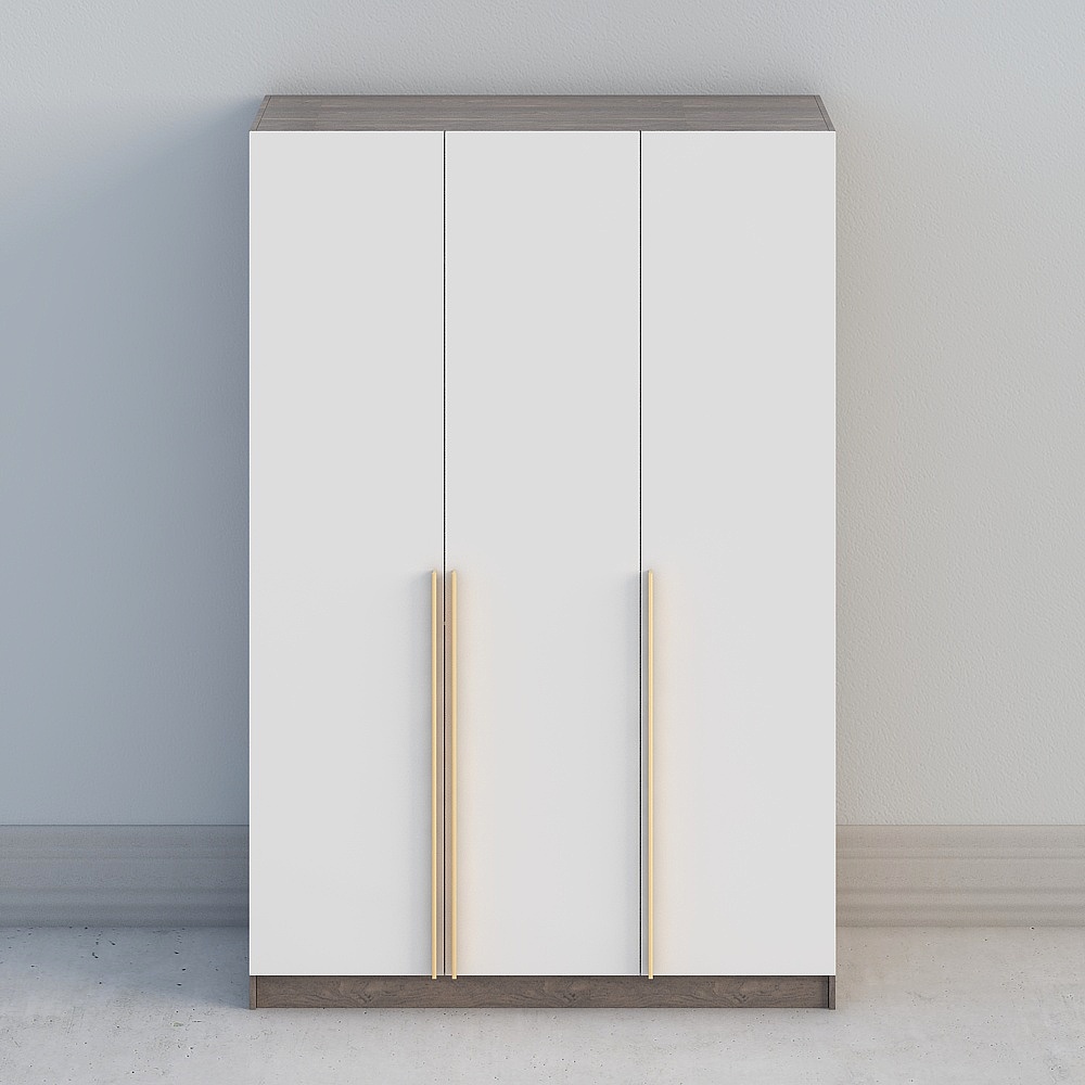 Шкаф с выделенной дверной панелью - 1.6м