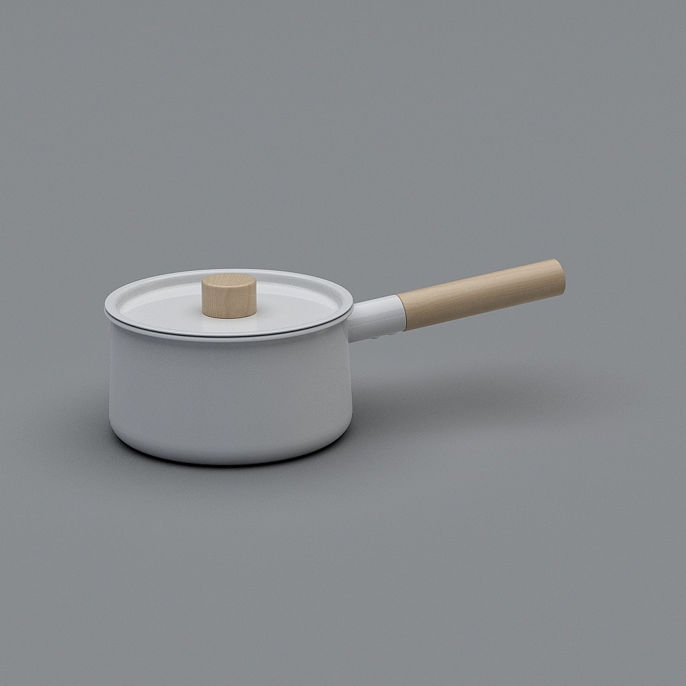 Stylish Low-Poly Pot 3D model for Creative Projects
