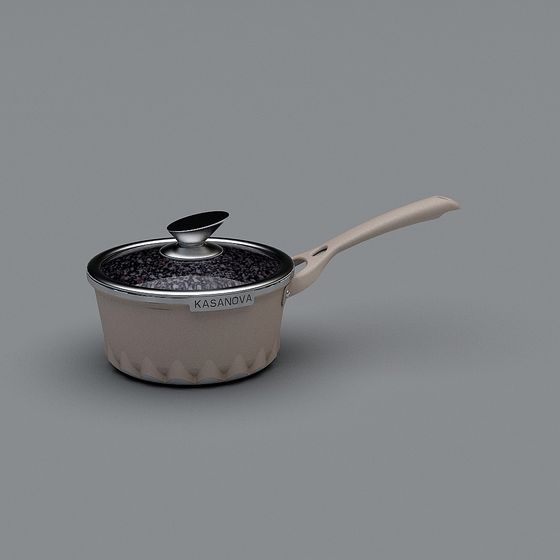 Kasanova Low-Polygon Kitchen Pot 3D model