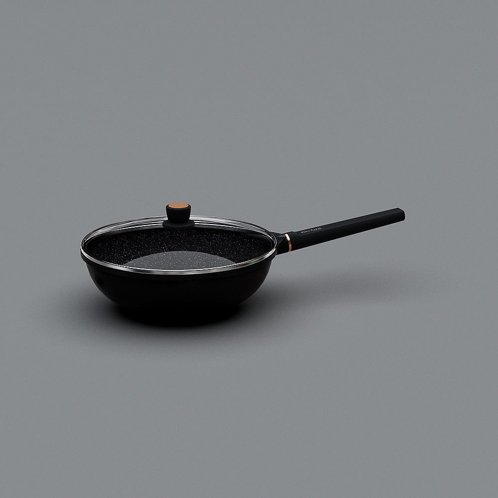 Stir-fry pan and lid