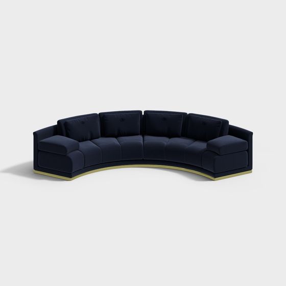 Curve Comfort Sofa 3D model