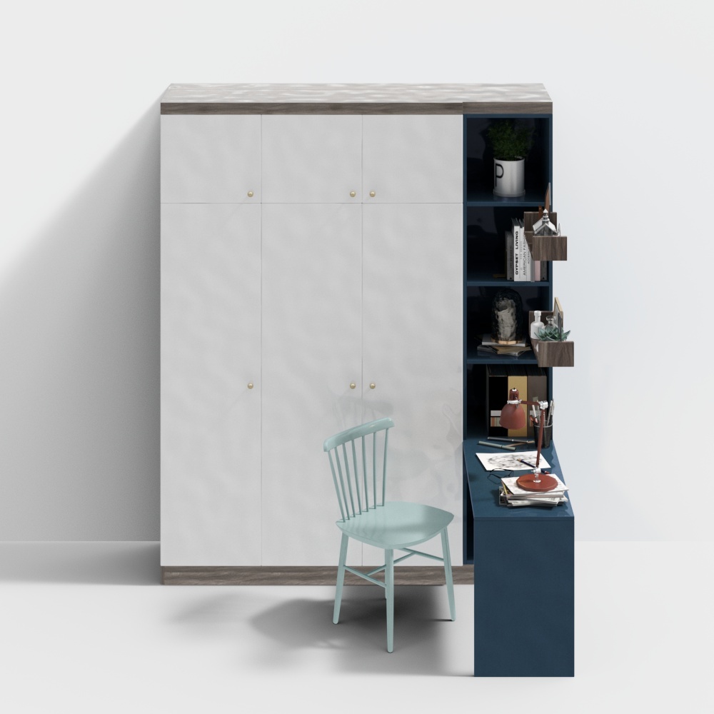 Wardrobe Desk All-in-One