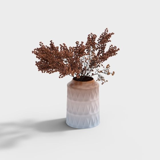 Autumn Vase 3D model for Creative Projects