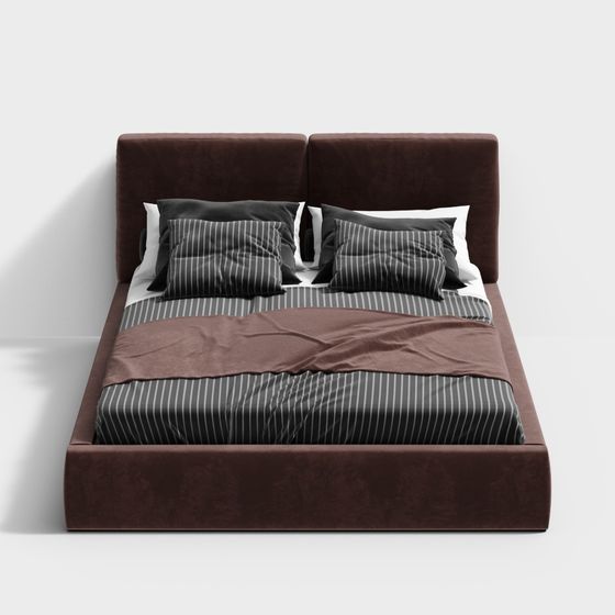 Urban Comfort Bed 3D model