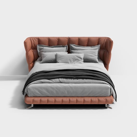 Urban Comfort Bed 3D model