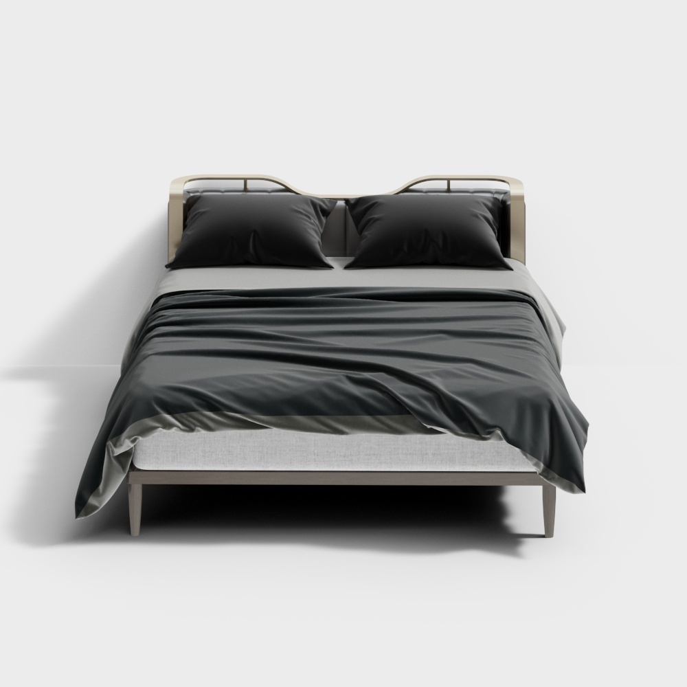 Simplified European Double Bed