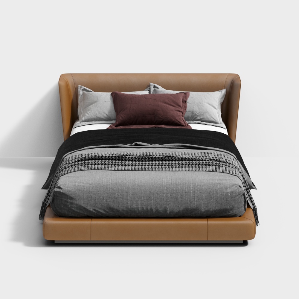 Minotti Modernes Doppelbett