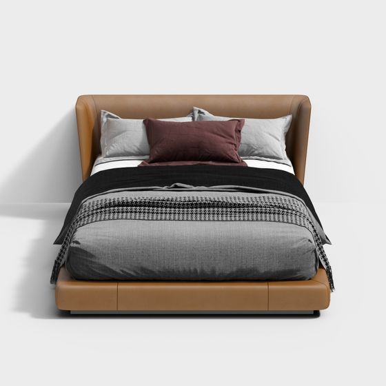 Minotti Modernes Doppelbett