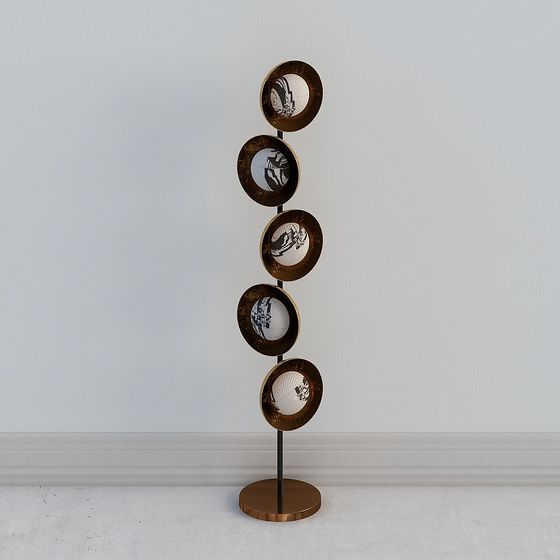 Sphere Cascade 3D model - Unique Low Poly Art