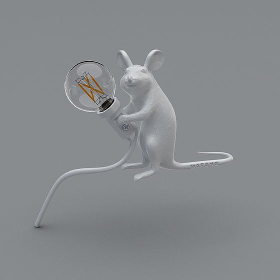 Lámparas de mesa modernas SELETTI Mouse Lamp, Italia