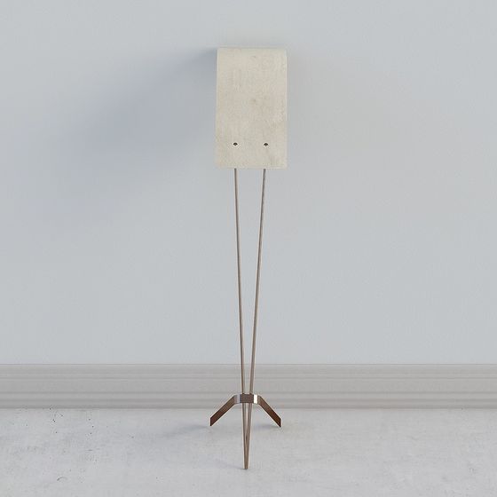 Elegant Minimalist Floor Lamp 3D model