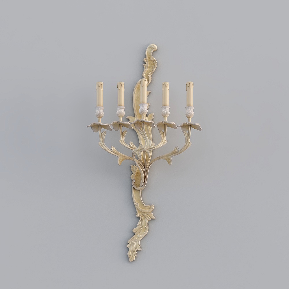 European retro luxury wall lamp-2