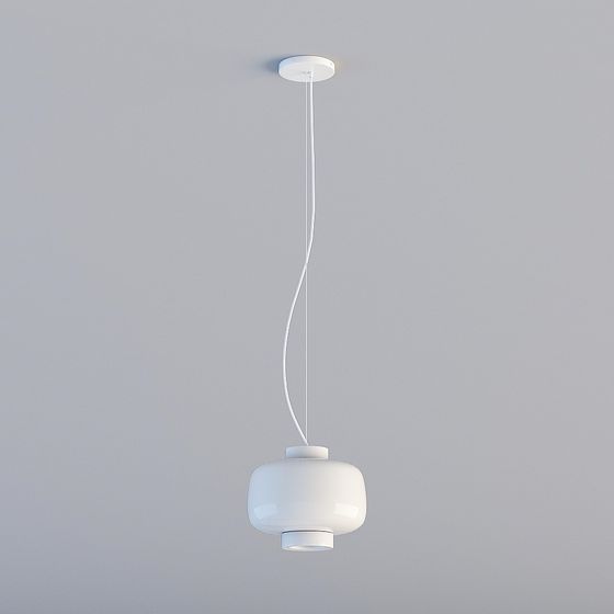 Elegant Pendant Light 3D model for Modern Spaces