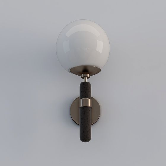 현대 금속 벽 램프 조합-5