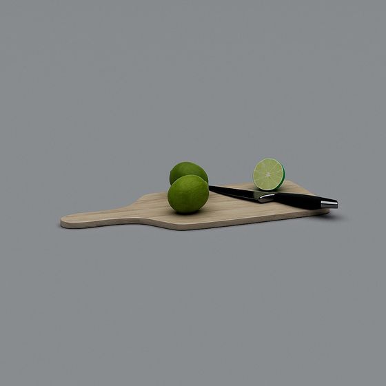 Lemon Cutting Board 3D model