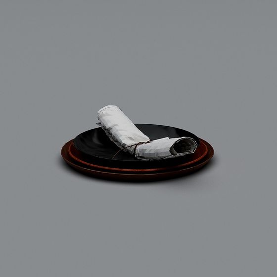 Ancient Scroll 3D Model