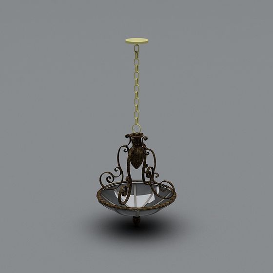 Vintage Chandelier 3D model for Creative Projects