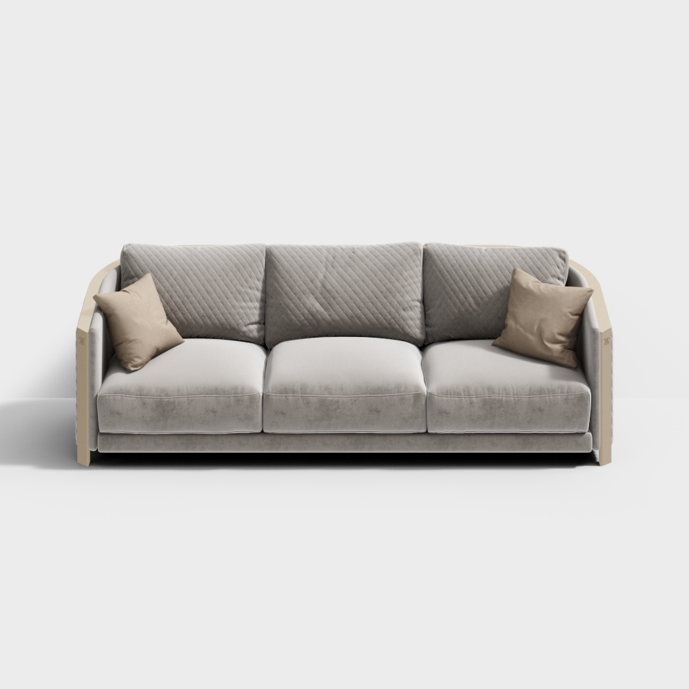 Modern Affordable Luxury Multi-person Sofa