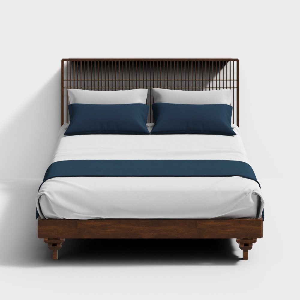 Research New Chinese double bed 577643