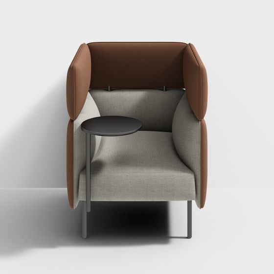 Stylish 3D Model Armchair for Modern Interiors