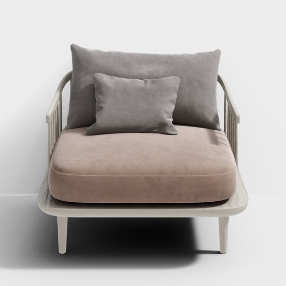 Cozy Lounge Chair 3D model