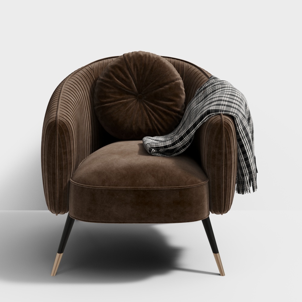 Modernes Einzelsofa-Couchtisch