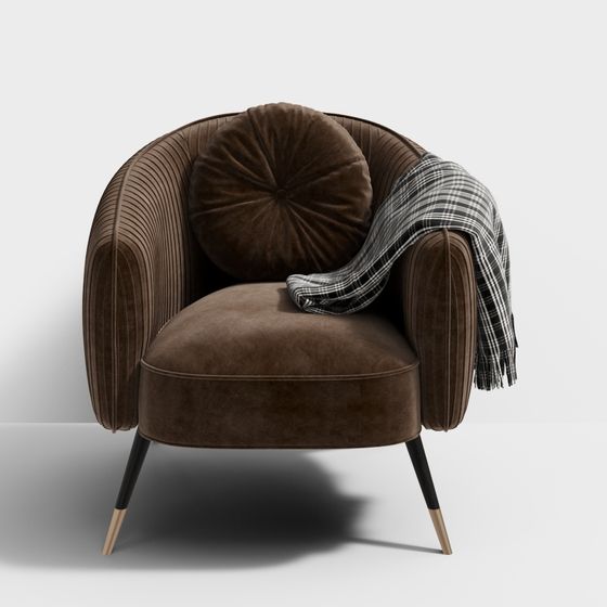 Modernes Einzelsofa-Couchtisch