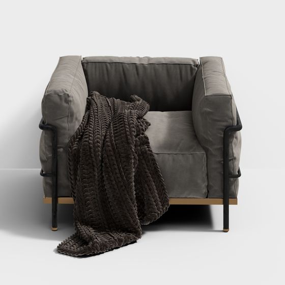 Stylish 3D Model Armchair for Urban Living