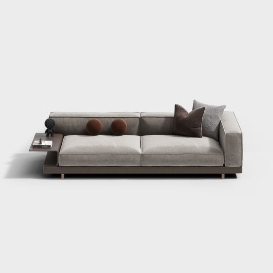 Urban Comfort Minimalist Sofa 3D model