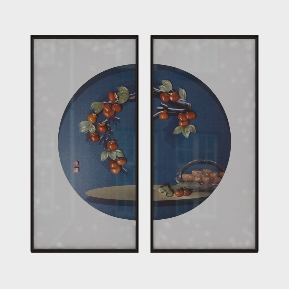 "Jane on - new Chinese jade carvings - Xuanguan decorative paintings - everything goes according to plan (double spell)"