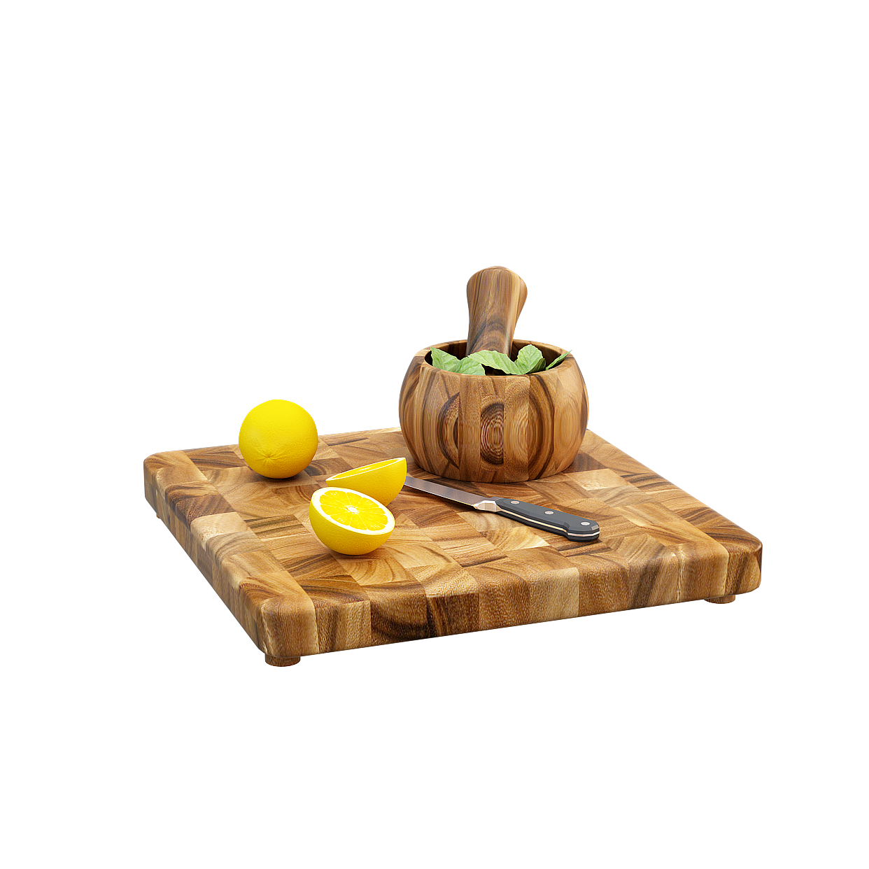 Realistic Kitchen Cooking 3D Model – Low-Poly Culinary Set
