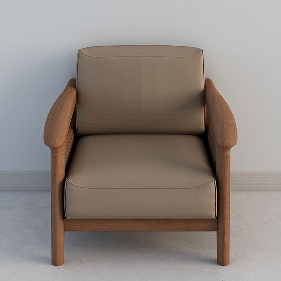 Cozy Lounge Chair 3D model