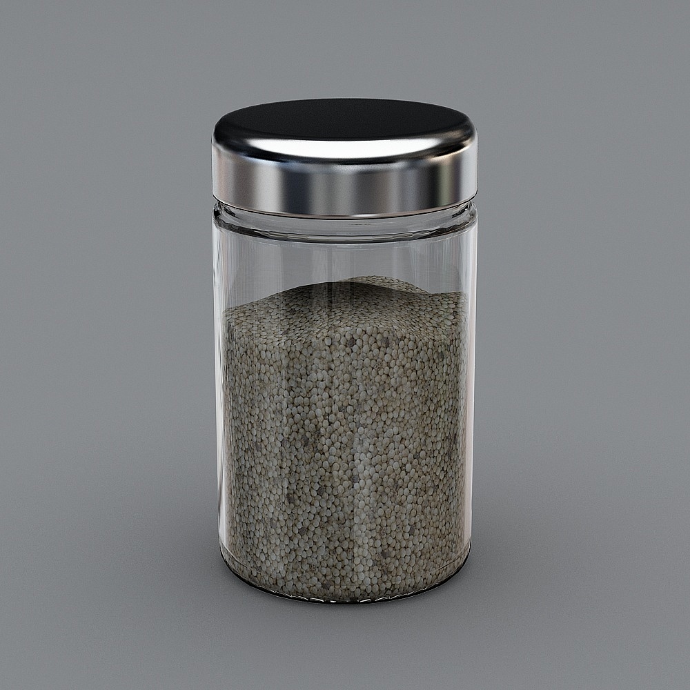 Realistic Glass Jar 3D model for Creative Projects