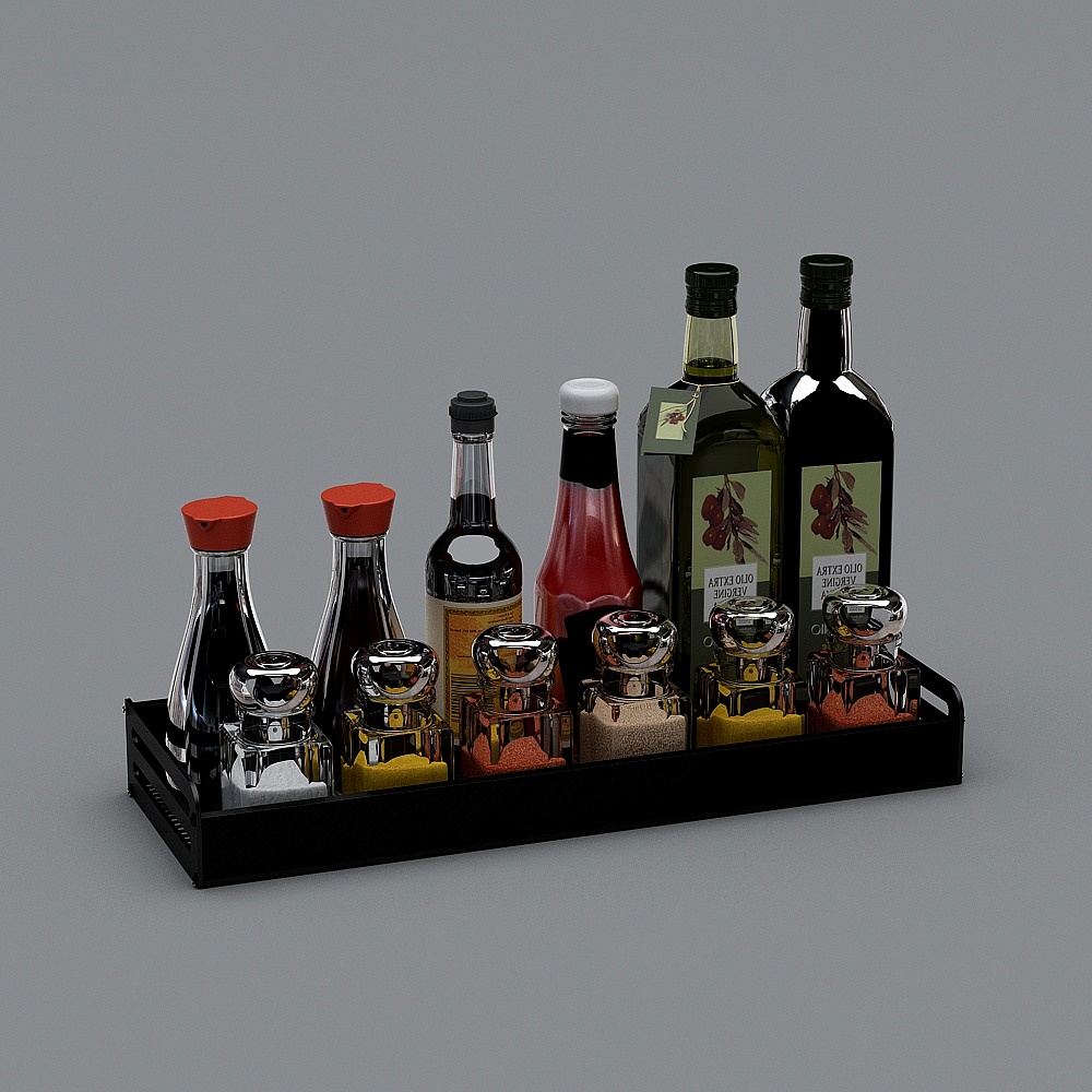 Seasoning bottle rack