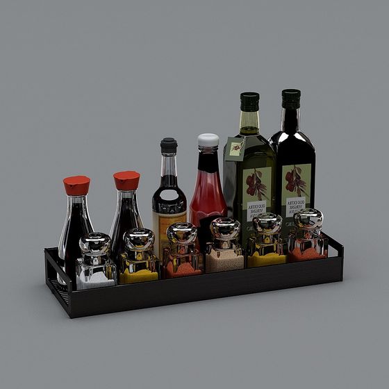 Realistic Spice Jar 3D model for Creative Projects