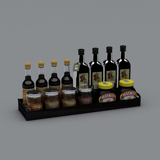 Spice Rack Display 3D Model