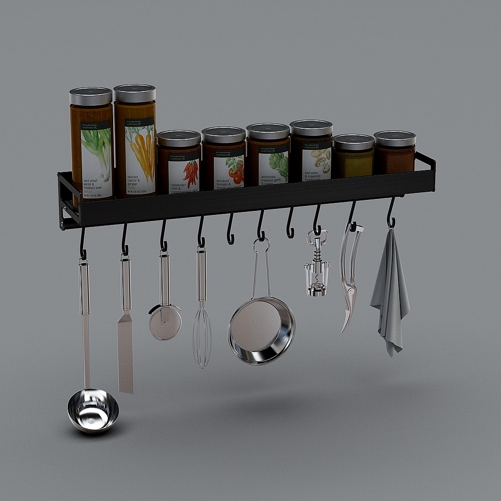 New hook seasoning bottle rack