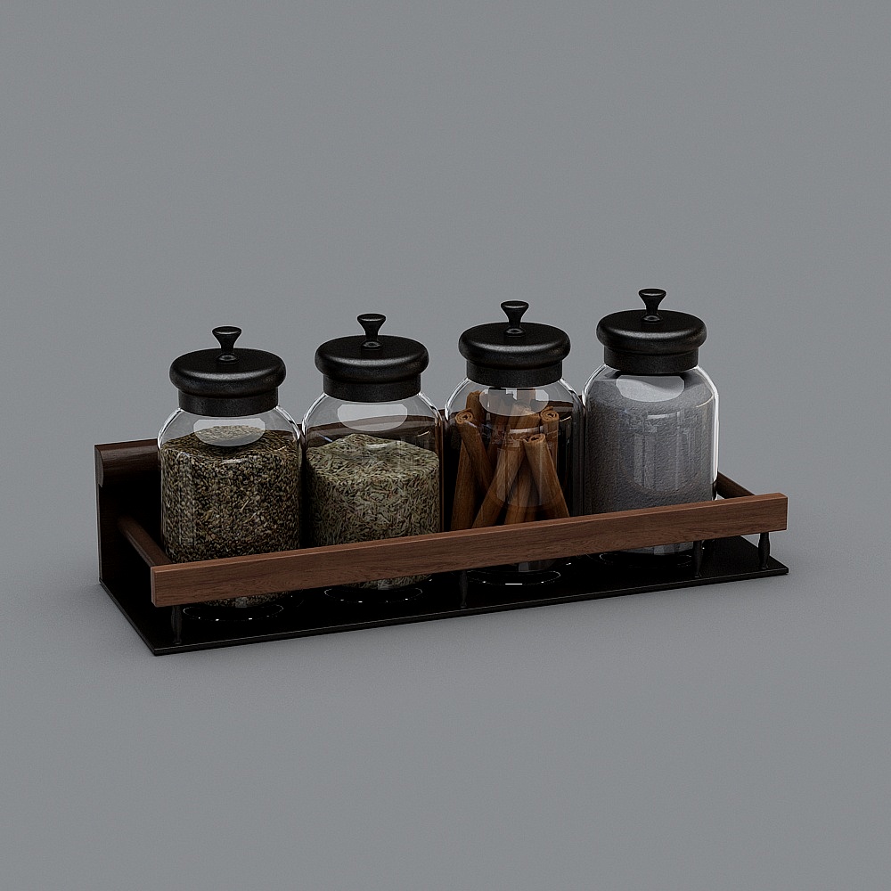 Modern Wall Spice Rack,Hang Spice Rack,Black