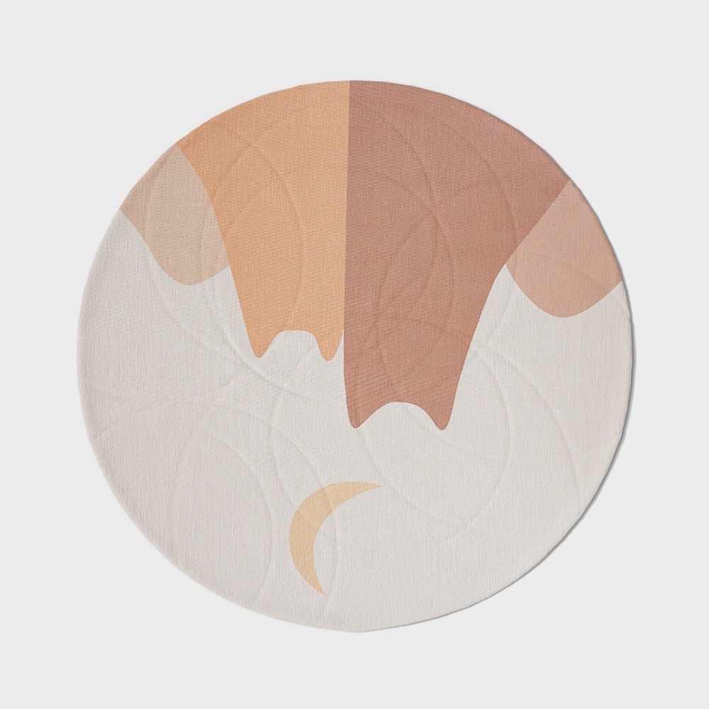 Dreamy Moon 3D Model – Low-Poly Gradient Design