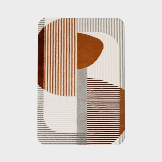 Abstract Geometric Pattern Carpet 3D model for Creative Spaces