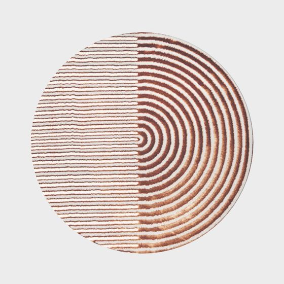 모던하고 가벼운 럭셔리 라운드 카펫-3