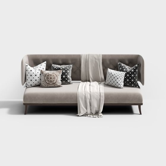 Combinazione di divano americano e tavolino - divano multiplayer