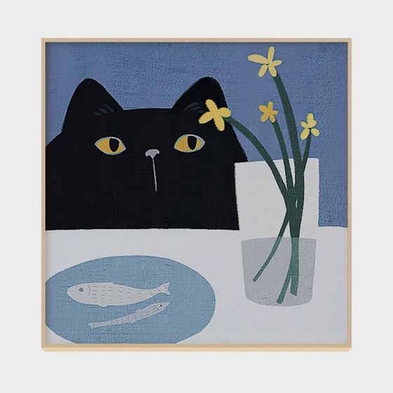 Mystical Black Cat 3D model