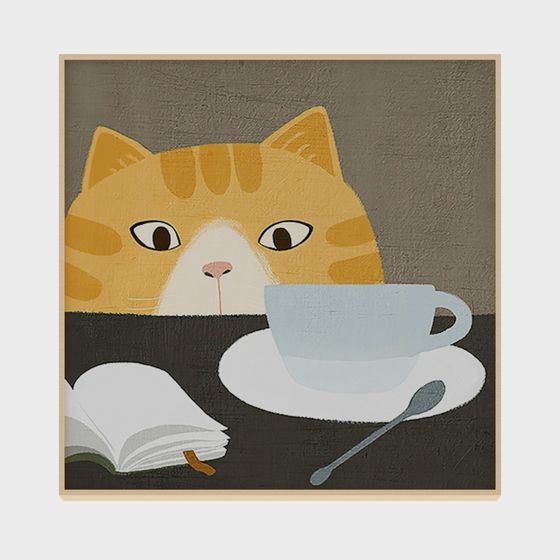 Serene Cat 3D model for Relaxing Moments