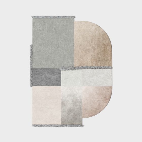 Modern Low-Poly Carpet 3D model