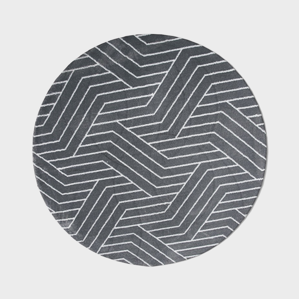 Modern lightweight round carpet-2