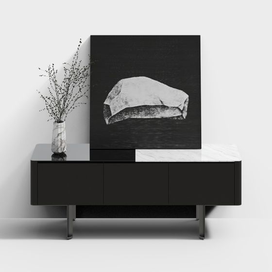 Urban Elegance 3D model for Contemporary Spaces