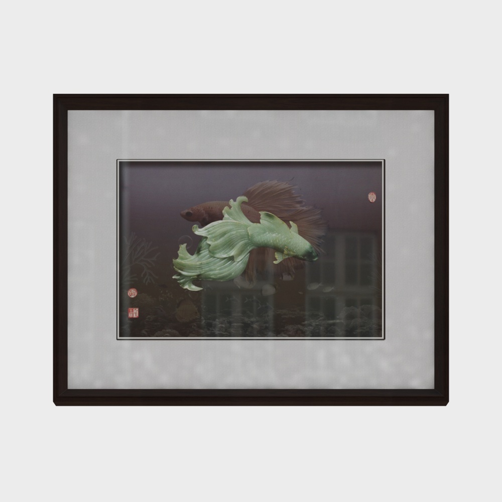 Dreamy Twin Fish 3D Model