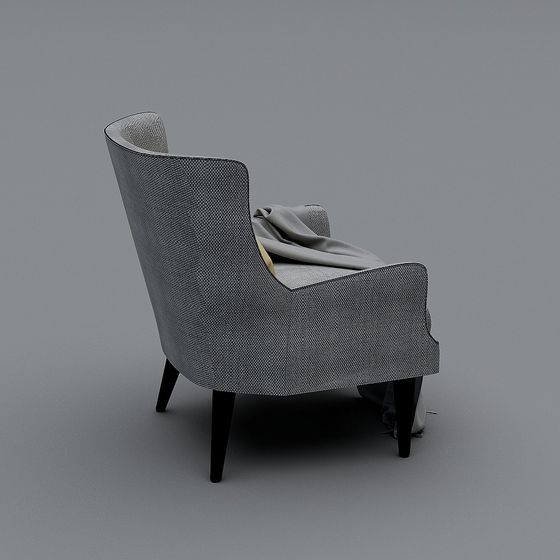 Urban Leisure Chair 3D model for Modern Interiors