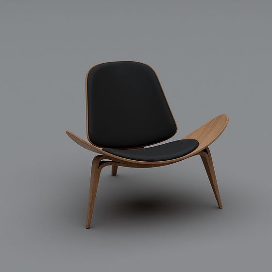 Futuristic Minimalist Chair 3D model
